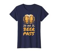 Io Ho Il Beer Pass Frase Divertente Birra Maglietta, Donna, Navy, L
