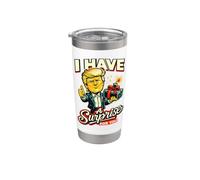 Io ho una sorpresa per te, ironia, Donald Trump Bicchiere termico in acciaio inox doppia parete