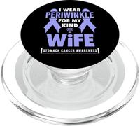 Io indossare pervinca per mia moglie cancro allo stomaco consapevolezza PopSockets PopGrip per MagSafe