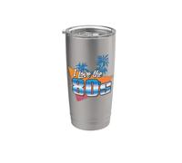 Io le Amo gli anni '80 Bicchiere termico in acciaio inox doppia parete