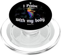 Io lodo con il mio Body Dancing Christian Worship Dancer Girl PopSockets PopGrip per MagSafe