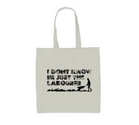 Io No Know I'M Just The Bracciante - Tela Borsa - Operaio Artigiano Fai da Te