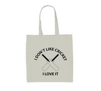 Io No Like Cricket i Love - Borsa Tote IN Tela - Divertente Ashes Inghilterra