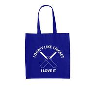 Io No Like Cricket i Love - Borsa Tote IN Tela - Divertente Ashes Inghilterra