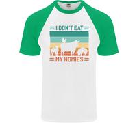 Io No Mangiare My Homies Divertente per Vegani Vegetariano Uomo S/S T-Shirt