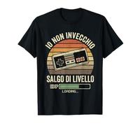 Io Non Invecchio Salgo di Livello Divertente Videogiochi Maglietta