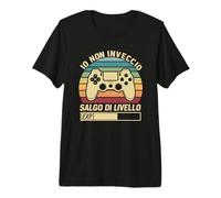 Io Non Invecchio Salgo di Livello Maglietta Premium
