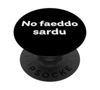 "Io non parlo sardo". Divertente parola sarda PopSockets PopGrip Adesivo