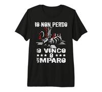 Io Non Perdo O Vinco O Imparo Giocatore di Scacchi Maglietta Premium