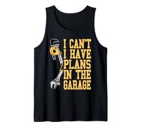 Io non posso avere piani nel garage auto meccanico Tee presente Canotta