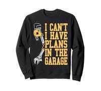 Io non posso avere piani nel garage auto meccanico Tee presente Felpa