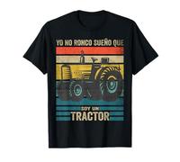 Io Non Ronco Sogno Che Io Sono Un Trattore Vintage Retrò Grangero Maglietta