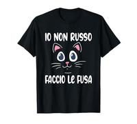 Io non russo. Faccio le fusa. Maglietta