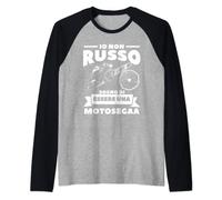 Io Non Russo Sogno Di Essere Una Motosega Boscaiolo Maglia con Maniche Raglan