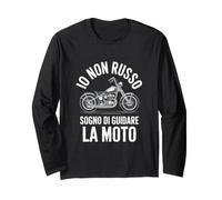 Io Non Russo Sogno di Guidare La Moto Maglia a Manica