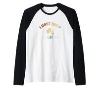 Io Non Salto Volo Atletica Leggera Maglia con Maniche Raglan