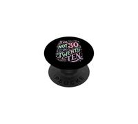 Io non sono 30 Im 20 Dieci Compleanno PopSockets PopGrip Adesivo