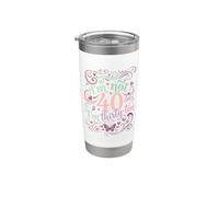 Io non sono 40 Im 30 Dieci Compleanno Bicchiere termico in acciaio inox doppia parete