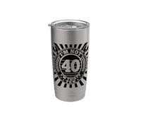 Io non sono 40 Im 30 Dieci Compleanno Bicchiere termico in acciaio inox doppia parete