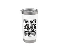 Io non sono 40 Im 30 Dieci Compleanno Bicchiere termico in acciaio inox doppia parete