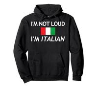 Io Non Sono Forte, Sono Una Maglietta Italiana per Gli Italiani Felpa con Cappuccio