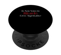 Io Non Sono in Ritardo Creo Aspettative Divertente PopSockets PopGrip Adesivo