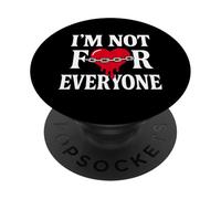Io non sono per tutti - Vintage sicuro di sé dicendo PopSockets PopGrip Adesivo