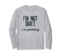 Io Non Sono Tranquillo STO tramando Divertente introverso Sarcastico Meme Maglia a Manica