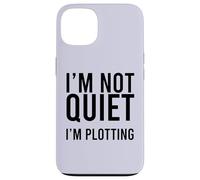 Io non sono tranquillo sto tramando Introvert Sarcastico Divertente Meme Custodia per iPhone 13