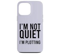 Io non sono tranquillo sto tramando Introvert Sarcastico Divertente Meme Custodia per iPhone 13 Pro Max