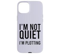 Io non sono tranquillo sto tramando Introvert Sarcastico Divertente Meme Custodia per iPhone 15 Plus