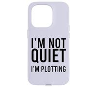 Io non sono tranquillo sto tramando Introvert Sarcastico Divertente Meme Custodia per iPhone 15 Pro