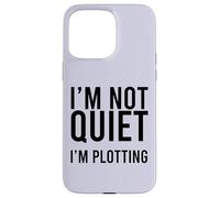 Io non sono tranquillo sto tramando Introvert Sarcastico Divertente Meme Custodia per iPhone 15 Pro Max