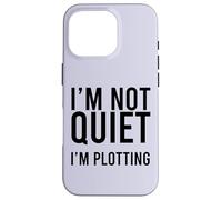 Io non sono tranquillo sto tramando Introvert Sarcastico Divertente Meme Custodia per iPhone 16 Pro