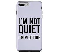 Io non sono tranquillo sto tramando Introvert Sarcastico Divertente Meme Custodia per iPhone 7 Plus/8 Plus