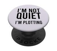 Io non sono tranquillo sto tramando Introvert Sarcastico Divertente Meme PopSockets PopGrip Adesivo