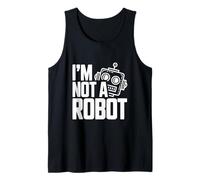 Io Non Sono Un Robot Divertente Geek Tech Humor Canotta