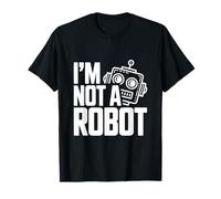 Io Non Sono Un Robot Divertente Geek Tech Humor Maglietta