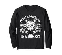 Io Non Sono Un Topo di Biblioteca Sono Un Libro Cat Reader Bookish Maglia a Manica