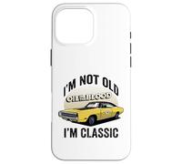 Io non sono vecchio sono classico illustrazione novità grafica disegni Custodia per iPhone 16 Pro Max