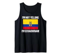 Io Non STO urlando Bandiera ecuadoriana Ecuador Canotta