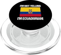 Io non sto urlando bandiera ecuadoriana Ecuador PopSockets PopGrip per MagSafe