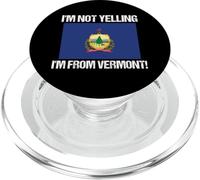 Io non sto urlando dal Vermont State Flag Citazione PopSockets PopGrip per MagSafe
