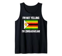 Io Non STO urlando Zimbabwe Bandiera del Paese Zimbabwe Canotta