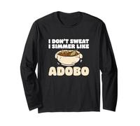 Io Non Sudo Simmer Come Adobo Divertente Adobo Filippino Orgoglio Maglia a Manica