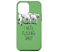 Io, odio, floccaggio, pecora, testo, sotto, mandria, illustrazione Custodia per iPhone 12 Pro Max