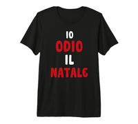 Io odio Il Natale, per Chi Odia Le Feste Come Natale Maglietta Premium