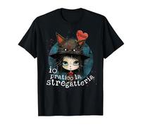io Pratico la stregatteria, Strega gattara, Gatti Maglietta, Uomo, Nero, S