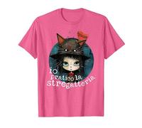 io Pratico la stregatteria, Strega gattara, Gatti Maglietta, Uomo, Rosa mélange, S