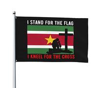 Io Rappresento Il Suriname E Mi Inginocchio Per La Croce Garden Flag Con 2 Occhielli Bandiere Da Giardino Durevole Bandiera Da Cortile Decorazione Per All'Aperto Fattoria Interni 90X152Cm